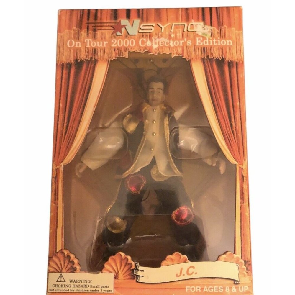 VTG-NSync on Tour 2000‎ Collector's Edition J.C. Collectible Doll- NIB/Sealed